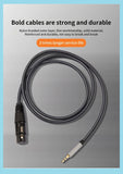 XLR-Buchse auf AUX 3,5 mm Kabel für Computer, Telefon, Lautsprecher, Verstärker