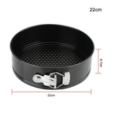 Non-Stick Metal Bake Mould Round Cake Pan Bakeware Carbon Steel Cake Molds