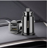 Auto KFZ Mini Dual 2-port USB universal Car Charger schnellladen Iphone samsung