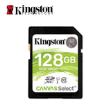 Kingston SD-Karte 128 GB, 64 GB, 32 GB, 16 GB, Speicherkarte, Klasse 10
