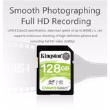 Kingston SD-Karte 128 GB, 64 GB, 32 GB, 16 GB, Speicherkarte, Klasse 10