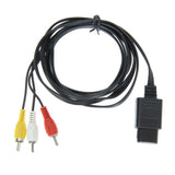 1.8M 6FT AV TV RCA Video Cord Cable for SNES Game Cube for Nintend N64/64 Game C