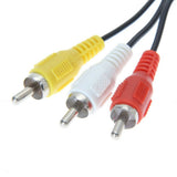 1.8M 6FT AV TV RCA Video Cord Cable for SNES Game Cube for Nintend N64/64 Game C
