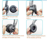 Ohrpolster für Sennheiser PMX100/PMX200, PXC150/PXC250/PXC300 50mm 1 Paar