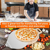 Pizza Shovel Cake Lifter 6.5/10/12 inch Metal Non-Stick Tray for Homemade Baking