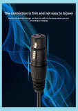 3,5 mm Kabel XLR-Buchse auf AUX für Computer, Telefon, Lautsprecher, Verstärker