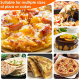 Pizza Shovel Cake Lifter 6.5/10/12 inch Metal Non-Stick Tray for Homemade Baking