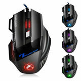 Gaming Maus 7 Knopf 5500 DPI LED Optische USB Computer Maus Gamer Mäuse X7