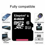Kingston Micro SD-Karte Class10 Flash Speicherkarte canvas UHS-I 100MB/s  64GBGB