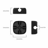 10 Piece Silicone Cable Tie Flexible Cable Holder Kabelorganizer Cable Winder