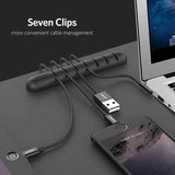 Flexible Cable Organisator-Silikon USB Cable Holder Cable Organizer Top Quality