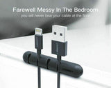 Flexible Cable Organisator-Silikon USB Cable Holder Cable Organizer Top Quality