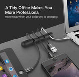 Flexible Cable Organisator-Silikon USB Cable Holder Cable Organizer Top Quality