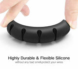 Flexible Cable Organisator-Silikon USB Cable Holder Cable Organizer Top Quality