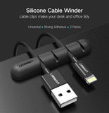 Flexible Cable Organisator-Silikon USB Cable Holder Cable Organizer Top Quality