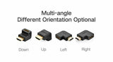 Top Brand HDMI Adaptador 90 270 Degradado Angular Ángulo Conector