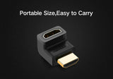 Top Brand HDMI Adaptador 90 270 Degradado Angular Ángulo Conector