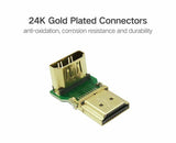 Top Brand HDMI Adaptador 90 270 Degradado Angular Ángulo Conector