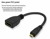 Fsu HDMI Male To HDMI Micro Typed Adapter Cable Convertor 1080P 15cm Cable