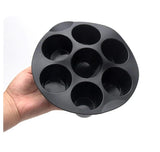 7 Cups Muffin Pans Airfryer Silicone Cupcake Mold for 3.5 to 5.8 L Non Stick