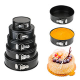 Non-Stick Metal Bake Mould Round Cake Pan Bakeware Carbon Steel Cake Molds