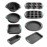 Heat resistant Silicone Cake Pan Set Bread Loaf Muffin Donut Cake baking tray