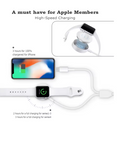 2 in 1 Ladekabel für iWatch Series Magnetischer Ladegerät Apple Watch Top Type c