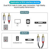 RCA Cable 3.5mm to 2RCA Splitter 2RCA Jack 3.5 Cable RCA Audio Cable 1 2 3 5m