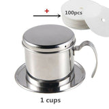 Wiederverwendbarer Kaffeefilterbecher Reusable Coffee Filter Cup Edelstahl