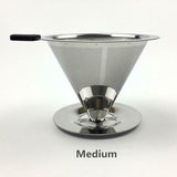 Wiederverwendbarer Kaffeefilterbecher Reusable Coffee Filter Cup Edelstahl