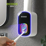Toothbrush Holder Wandhalterung Automatischer Zahnpastaspender Zahnbürstenhalter