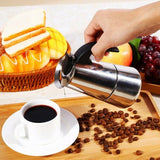 Coffee Pot Stove Edelstahl Kaffeekanne Perkolator Herd Kaffeemaschine