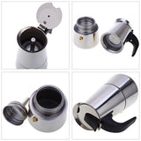 Coffee Pot Stove Edelstahl Kaffeekanne Perkolator Herd Kaffeemaschine