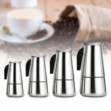 Edelstahl Kaffeekanne Perkolator Latte Herd Kaffeemaschine Coffee Maker Pot