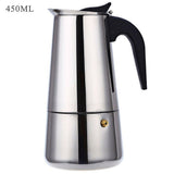 Edelstahl Kaffeekanne Perkolator Latte Herd Kaffeemaschine Coffee Maker Pot