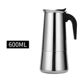 Edelstahl Kaffeekanne Perkolator Latte Herd Kaffeemaschine Coffee Maker Pot
