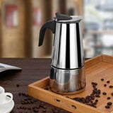 Edelstahl Kaffeekanne Perkolator Latte Herd Kaffeemaschine Coffee Maker Pot