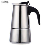 Edelstahl Kaffeekanne Perkolator Latte Herd Kaffeemaschine Coffee Maker Pot