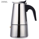 Edelstahl Kaffeekanne Perkolator Latte Herd Kaffeemaschine Coffee Maker Pot