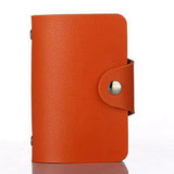 Leder 24 Bits ID-Kartenhalter Multifunktions Business Bank Kartenetui cardholder