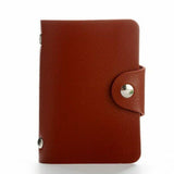 Leder 24 Bits ID-Kartenhalter Multifunktions Business Bank Kartenetui cardholder