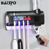BAISPO UV Toothbrush Holder & Automatic Zahnpastaspender Solar Energy Charge