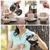 French Press Coffee/Tea Brauer Coffeepot Coffee Machine Kettle