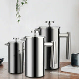 Push Sie Coffee Machine Percolator Pot Container Double-Layer & Large Kapazit