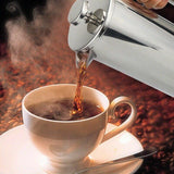 Push Sie Coffee Machine Percolator Pot Container Double-Layer & Large Kapazit