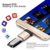 2x USB C On USB3.0 Adapter OTG Converter for Xiaomi Huawei Samsung HTC Macbook