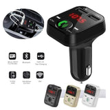 Auto Fm Trasmettitore senza Fili Radio Mp3 Con Dual Caricatore USB LCD per Handy