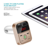 Auto Fm Trasmettitore senza Fili Radio Mp3 Con Dual Caricatore USB LCD per Handy