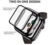 Case+Glass Protective Case Compatible With Apple Iwatch Series 1 2 3 4 5 6 Se 7