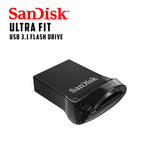 Sandisk Ultra Fit Clé USB 128GB 3.1 Flash Entraînement Grande Vitesse Pendrive
